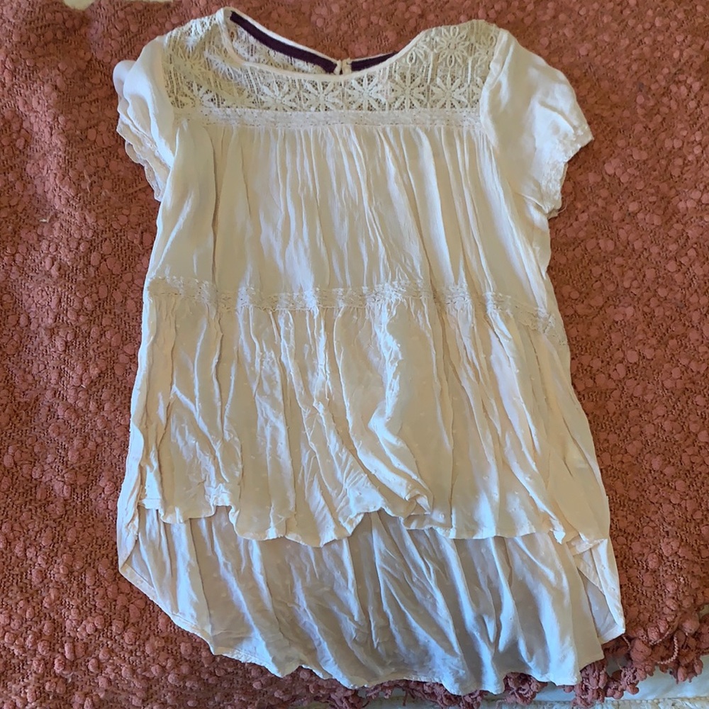 Cream boho top